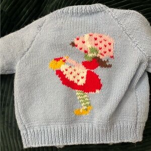Handmade vintage wool sweater 2-3t